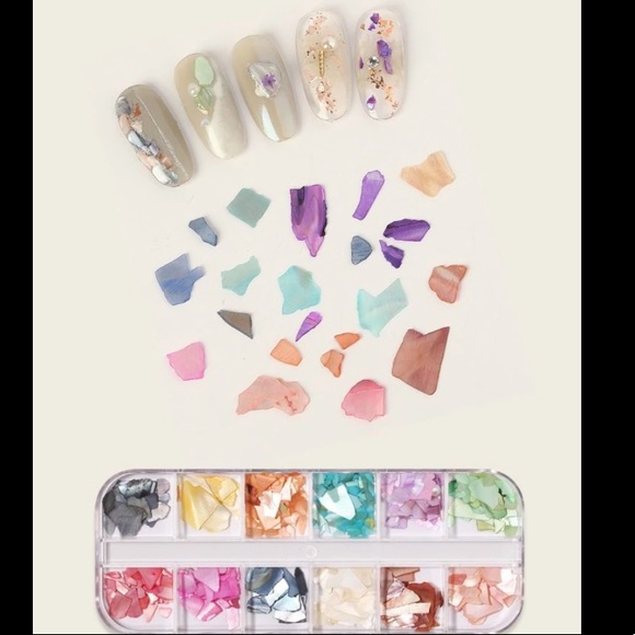 Other - Crushed Colored Seashells for Nail Art